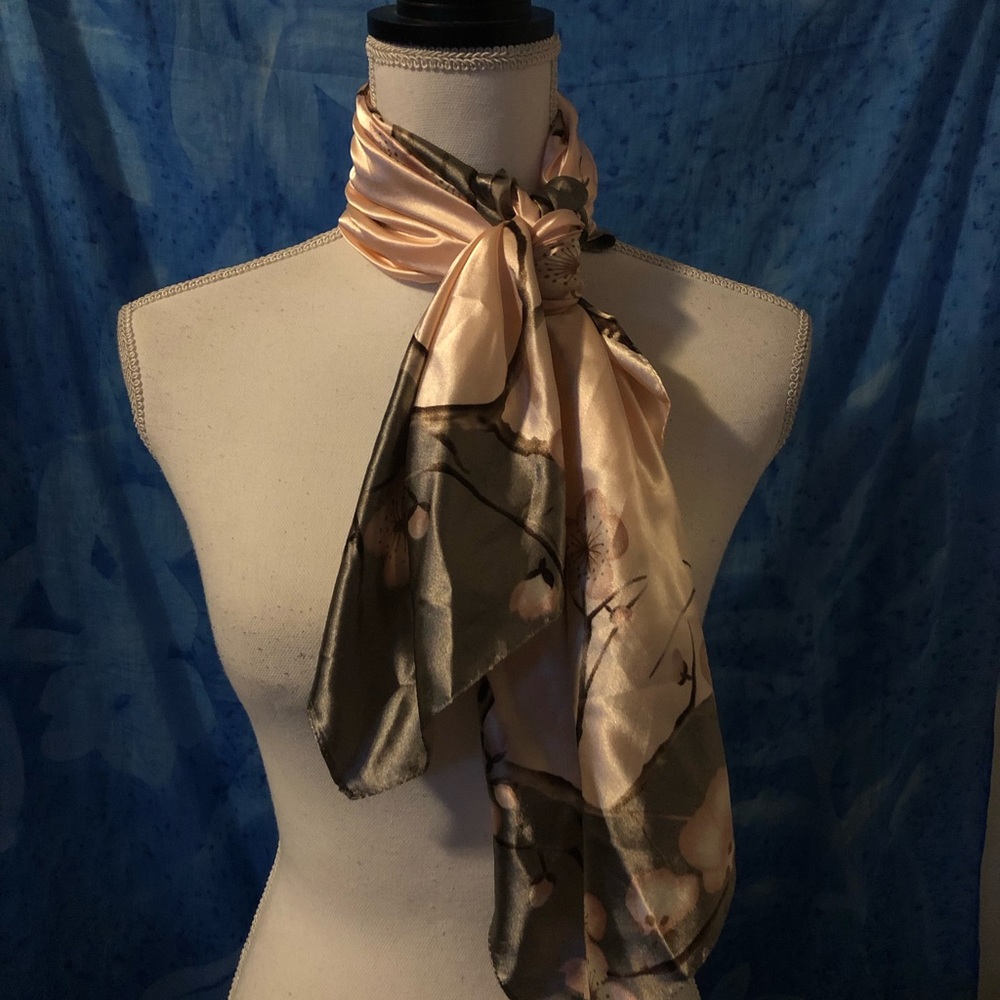 Beautiful, floral, Scarf